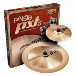 Paiste PST 5 set Splash 10" a China 18"