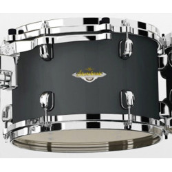 Tama MAT0806-FBK Starclassic Maple Lacquer Rack Tom 8" x 6" - Flat Black/Chrome HW