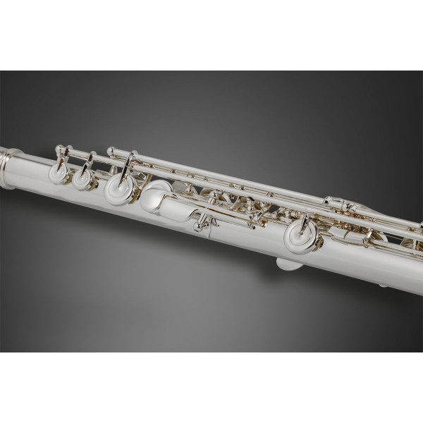 Azumi AZS3RBE-C Flute, S-Cut, open-hole, E-mechanism, B foot, C# trill key