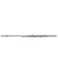 Azumi AZS3RBI Flute, S-Cut, open-hole, Inline, B foot