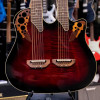 Ovation Celebrity Double Neck - Flamed Maple Ruby Red Burst
