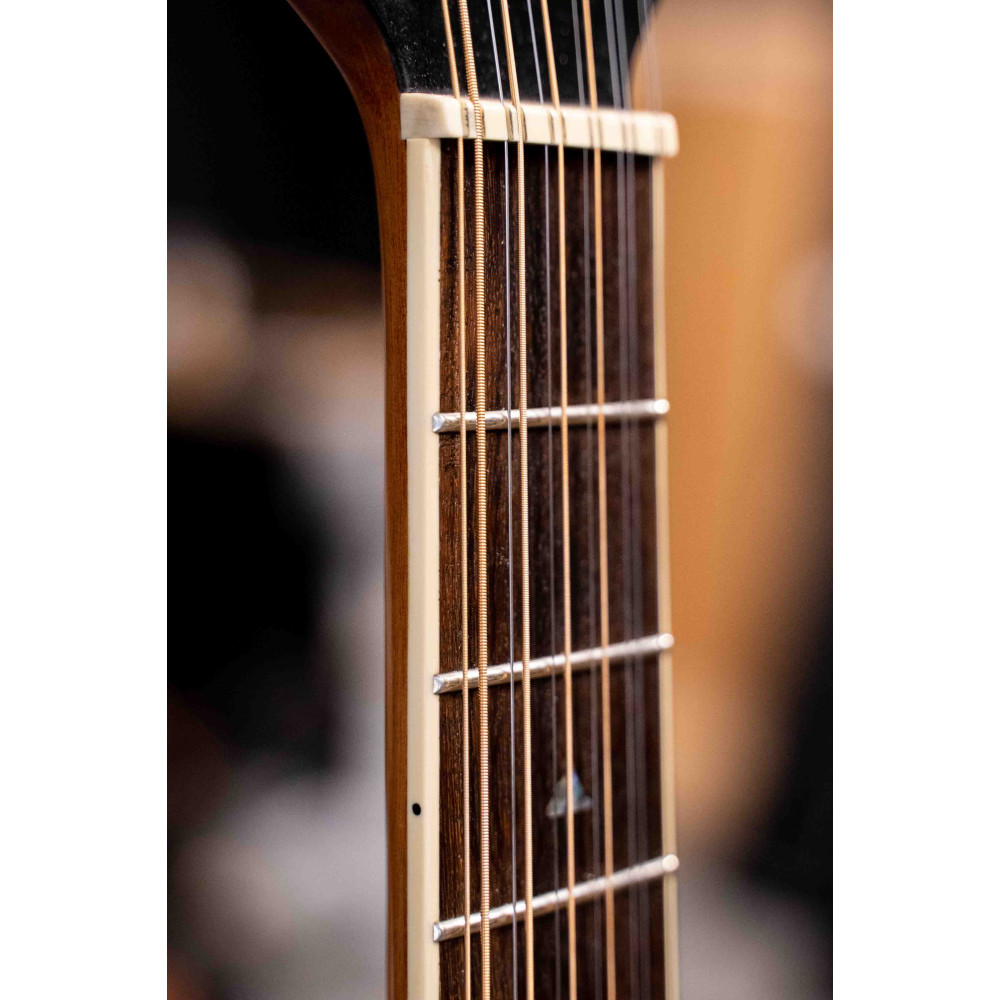 Ovation Celebrity Double Neck - Flamed Maple Ruby Red Burst