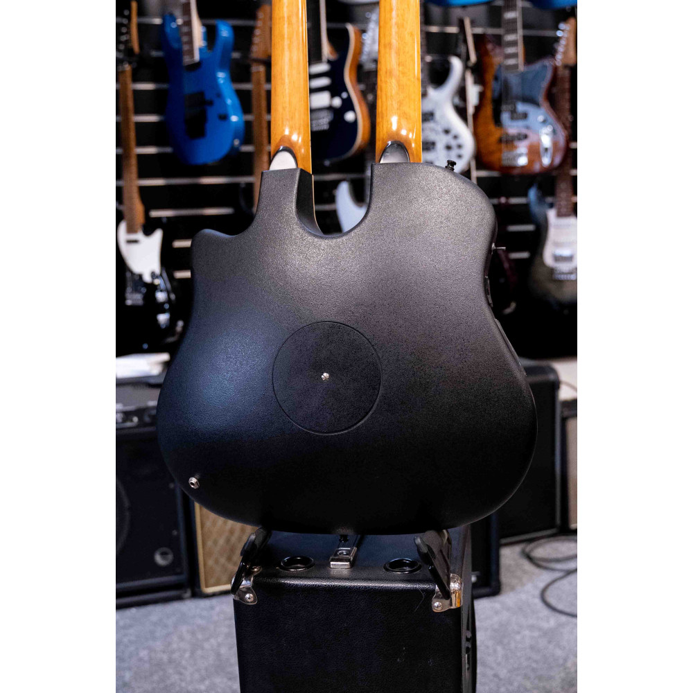 Ovation Celebrity Double Neck - Flamed Maple Ruby Red Burst