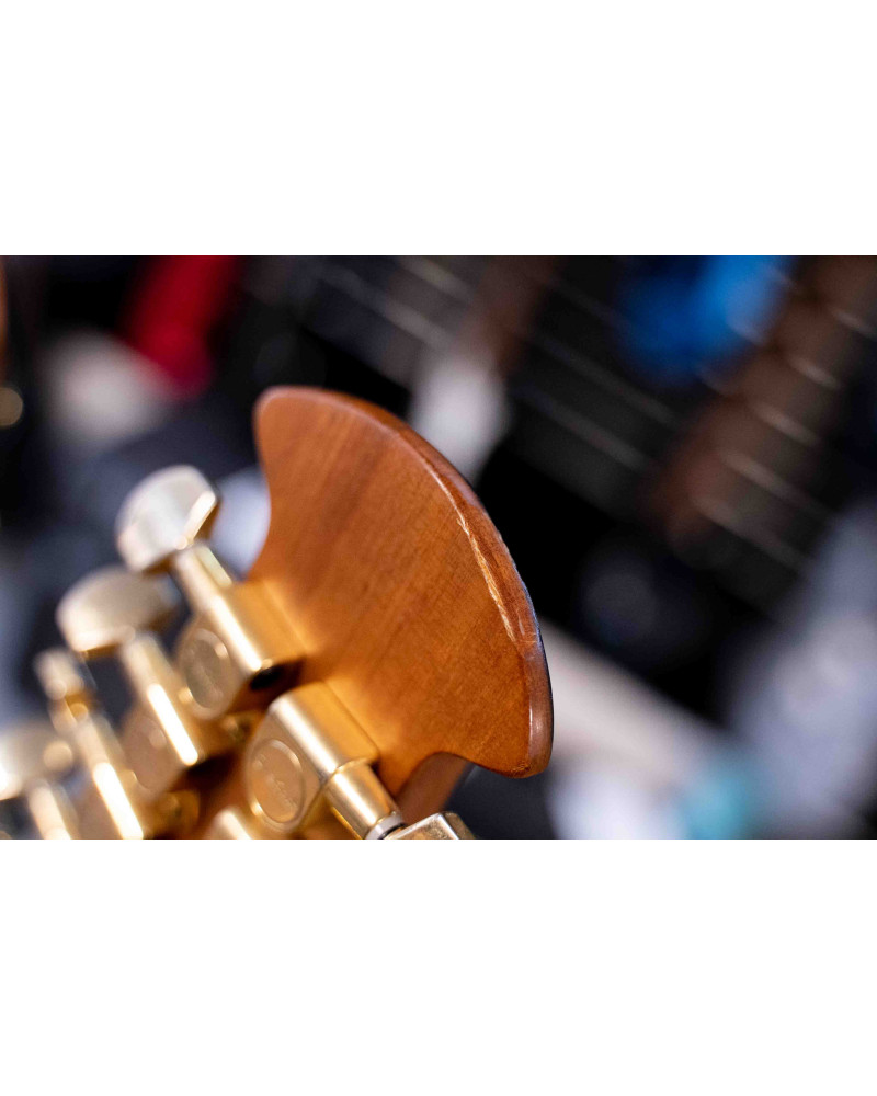 Ovation Celebrity Double Neck - Flamed Maple Ruby Red Burst