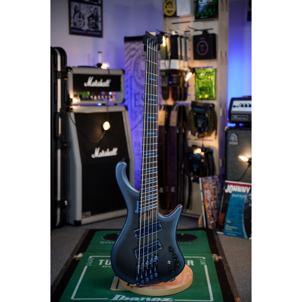 Ibanez EHB5MSBSP-MAM Bass Workshop EHB Electric Bass 5-String Multi Scale - Midnight Arctic Ocean Matte + Gig Bag