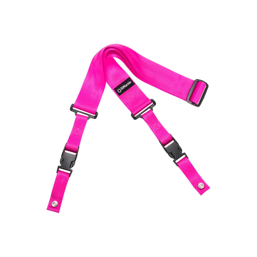 DiMarzio DD2200PKS DD 2200PKS Nylon ClipLock Strap Pink Extra Short