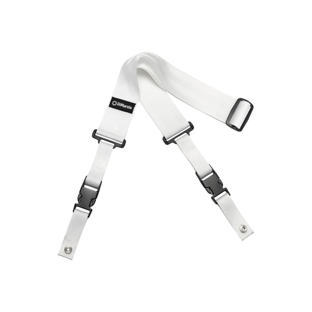 DiMarzio DD2200W DD 2200W Nylon ClipLock Strap White