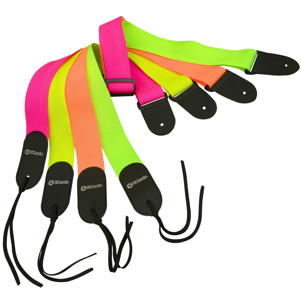 DiMarzio DD 3100NY Nylon Strap Neon Yellow