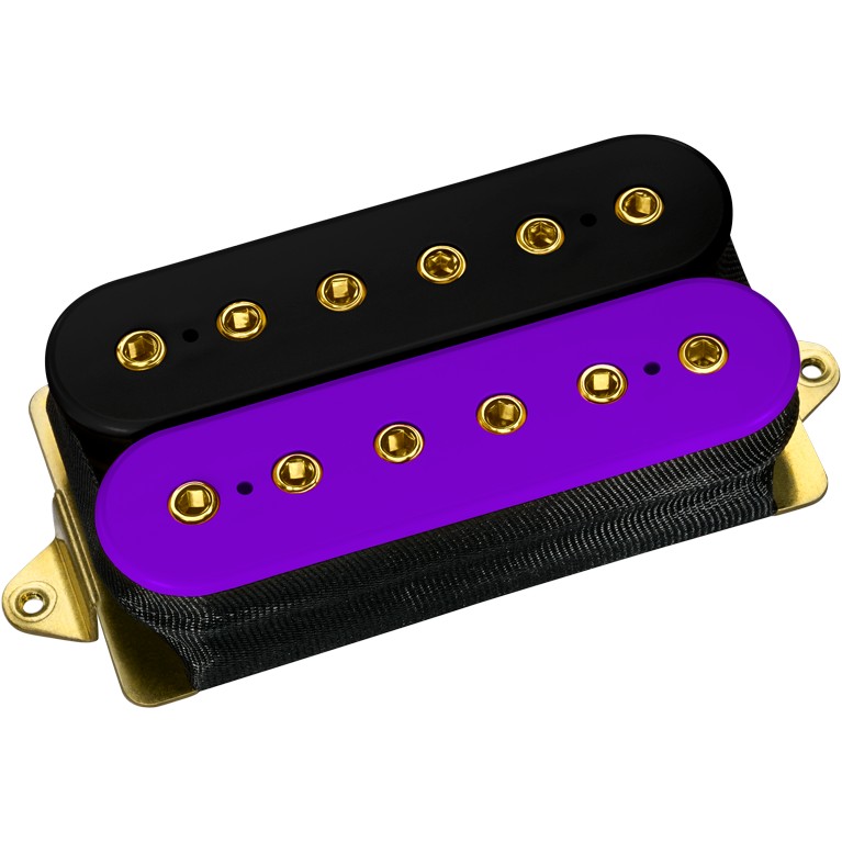 DiMarzio DP 101BV+G Dual Sound Black/Purple, Gold Pole Pieces
