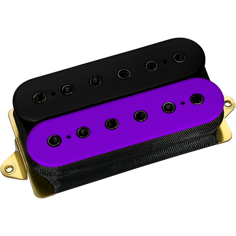 DiMarzio DP 101FBV+BK Dual Sound F-spaced, Black/Purple, Black Pole Pieces