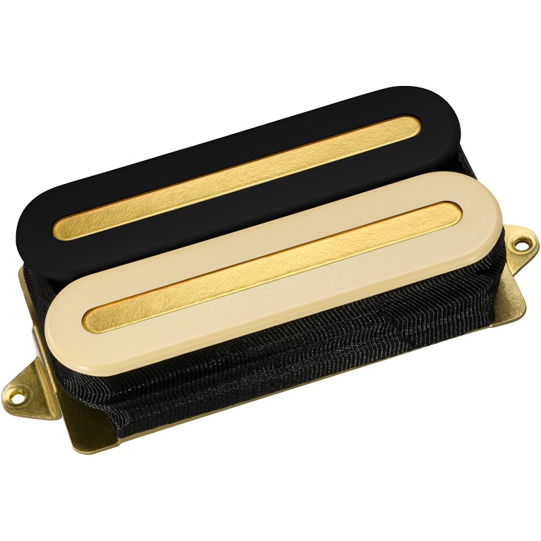 DiMarzio DP 102BC+G X2N Universal spacing, Black/Cream, Gold Pole Pieces