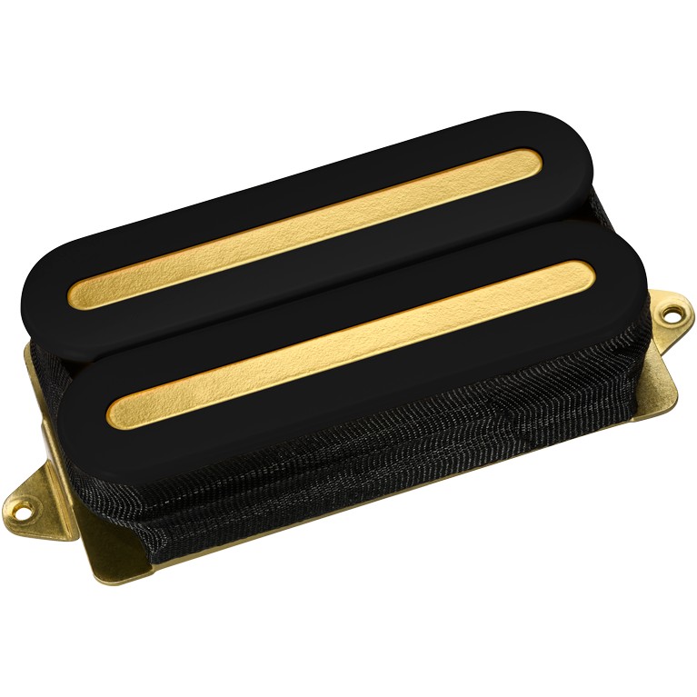 DiMarzio DP 102BK+G X2N Universal spacing, Black, Gold Pole Pieces