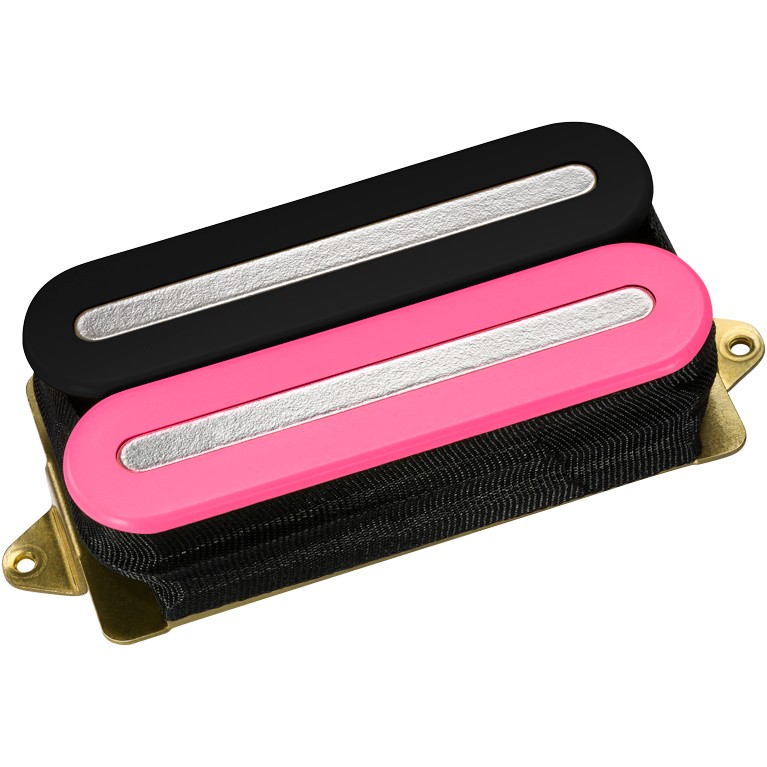 DiMarzio DP 102BP+N X2N Universal spacing, Black/Pink, Nickel Pole Pieces