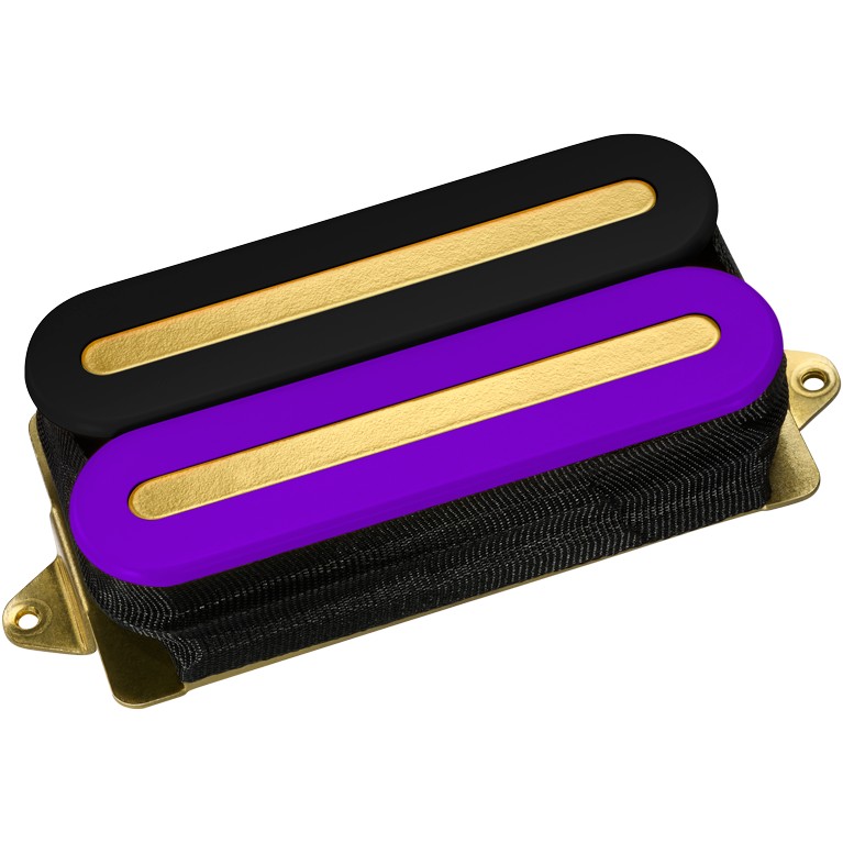 DiMarzio DP 102BV+G X2N Universal spacing, Black/Purple, Gold Pole Pieces