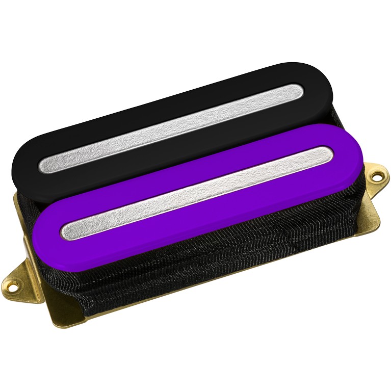DiMarzio DP 102BV+N X2N Universal spacing, Black/Purple, Nickel Pole Pcs