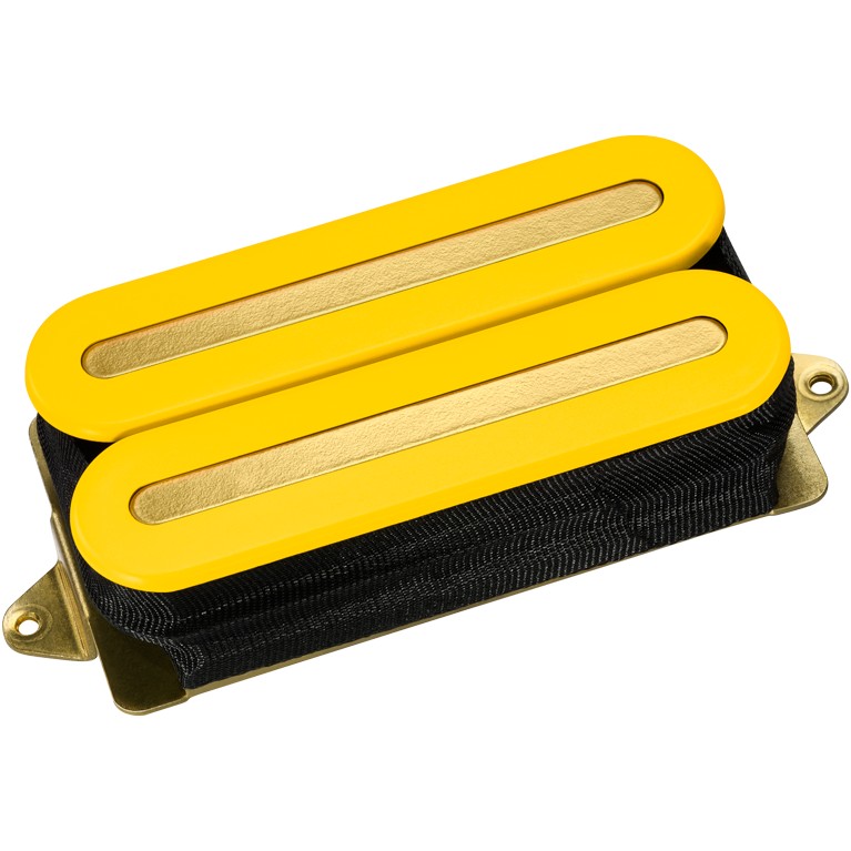 DiMarzio DP 102Y+G X2N Universal spacing, Yellow, Gold Pole Pieces