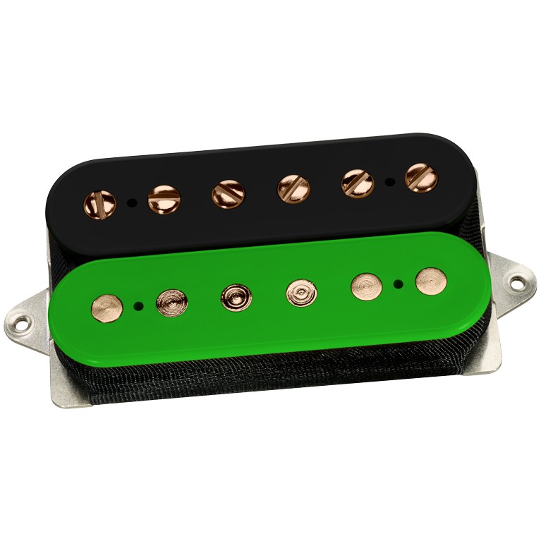 DiMarzio DP 103BG+RG PAF 36th Anniversary Neck Black/Green, Rose Gold Pole Pieces