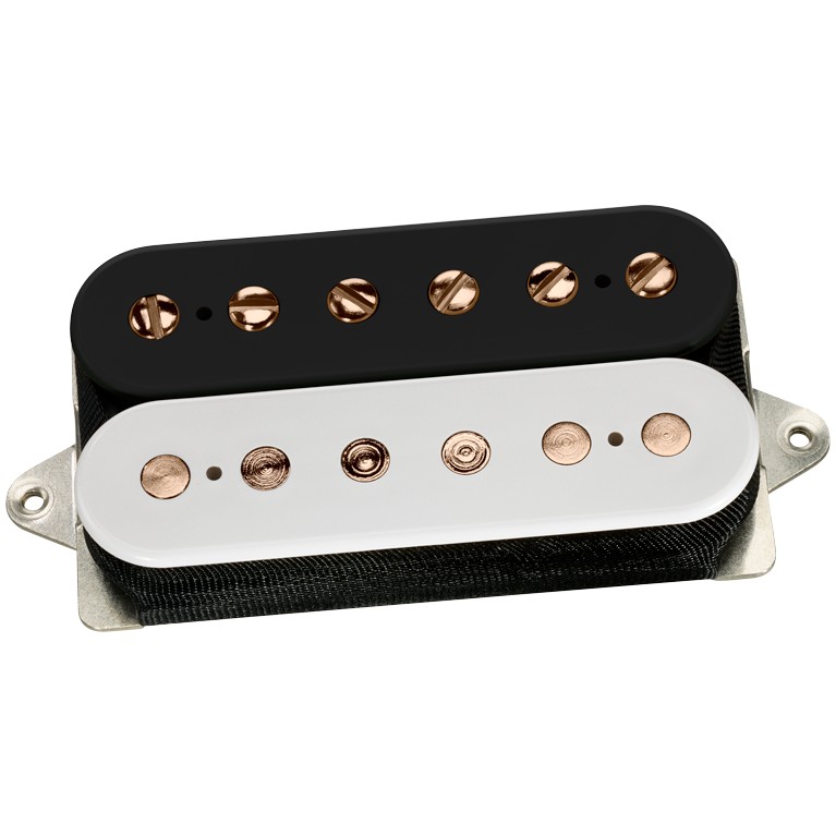 DiMarzio DP 103BW+RG PAF 36th Anniversary Neck Black/White, Rose Gold Pole Pieces