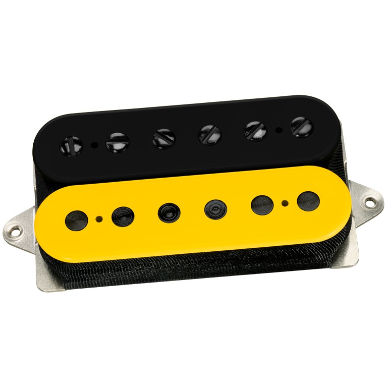 DiMarzio DP 103BY+BK PAF 36th Anniversary Neck Black/Yellow, Black Pole Pieces