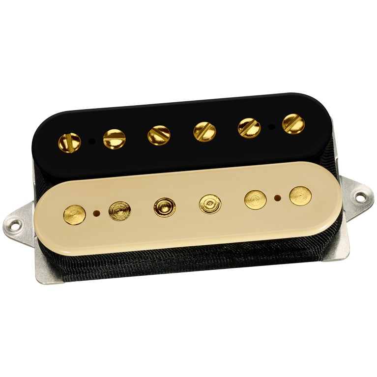 DiMarzio DP 103FBC+G PAF 36th Anniversary Neck F-spaced, Black/Cream, Gold Pole Pieces