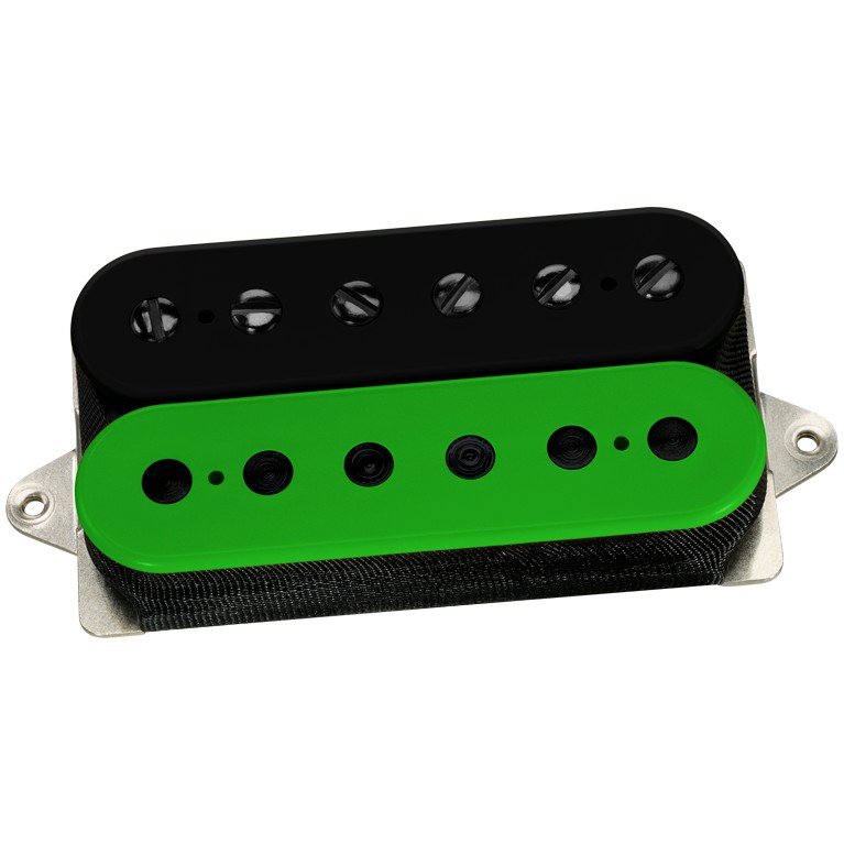 DiMarzio DP 103FBG+BK PAF 36th Anniversary Neck F-spaced, Black/Green, Black Pole Pieces