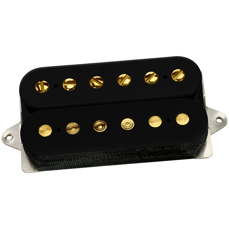 DiMarzio DP 103FBK+G PAF 36th Anniversary Neck F-spaced, Black, Gold Pole Pieces