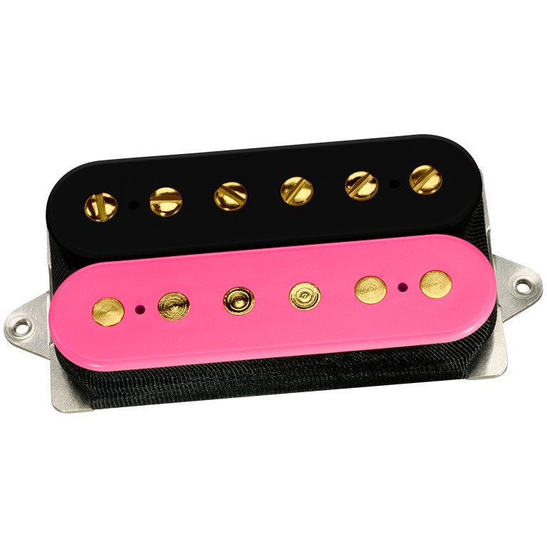 DiMarzio DP 103FBP+G PAF 36th Anniversary Neck F-spaced, Black/Pink, Gold Pole Pieces
