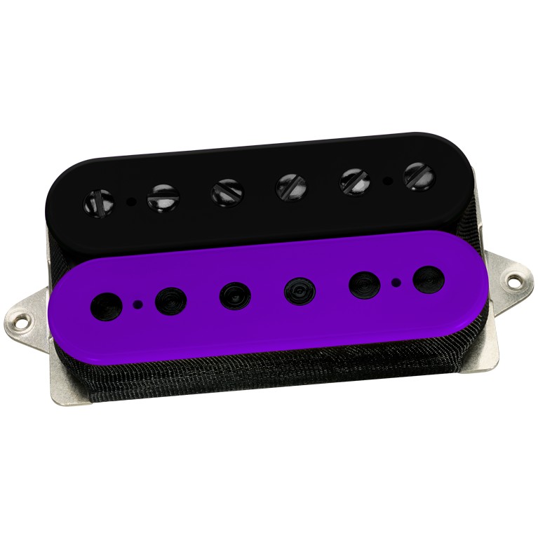 DiMarzio DP 103FBV+BK PAF 36th Anniversary Neck F-spaced, Black/Purple, Black Pole Pieces