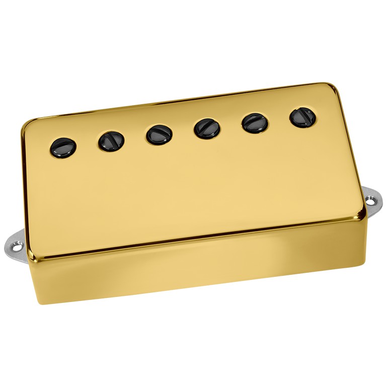 DiMarzio DP 103FG+BK PAF 36th Anniversary Neck F-spaced, Gold Cover, Black Pole Pieces