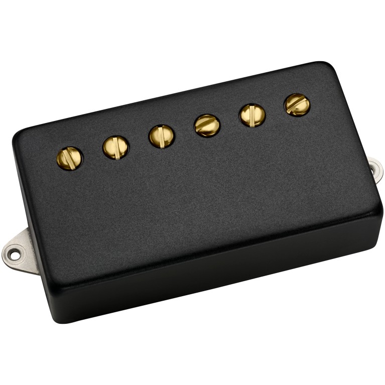 DiMarzio DP 103FKK+G PAF 36th Anniversary Neck F-spaced, Black Metal Cover, Gold Pole Pieces