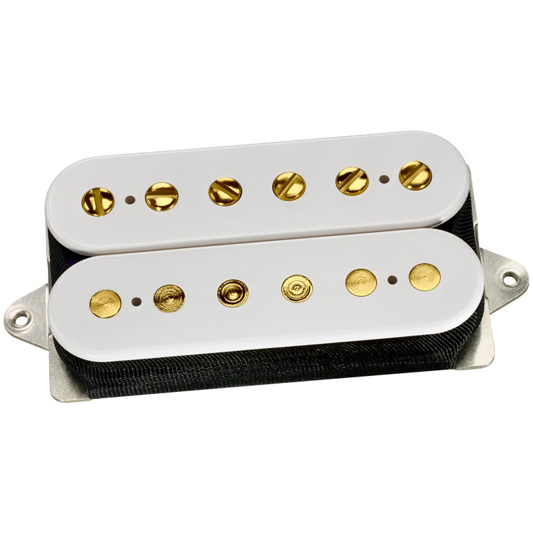 DiMarzio DP 103FW+G PAF 36th Anniversary Neck F-spaced, White, Gold Pole Pieces