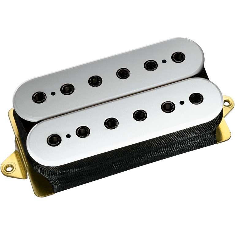 DiMarzio DP 151FCC+BK PAF Pro F-spaced, Chrome Tops, Black Pole Pieces