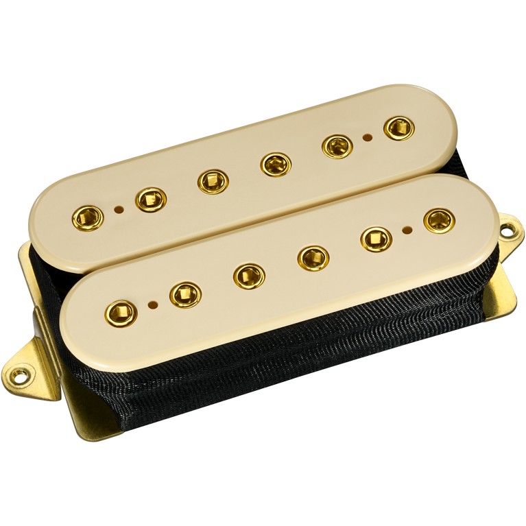 DiMarzio DP 151FCR+G PAF Pro F-spaced, Cream, Gold Pole Pieces
