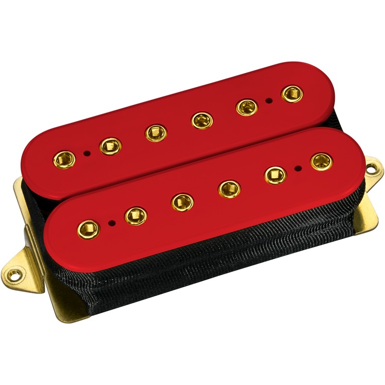 DiMarzio DP 151FRD+G PAF Pro F-spaced, Red, Gold Pole Pieces