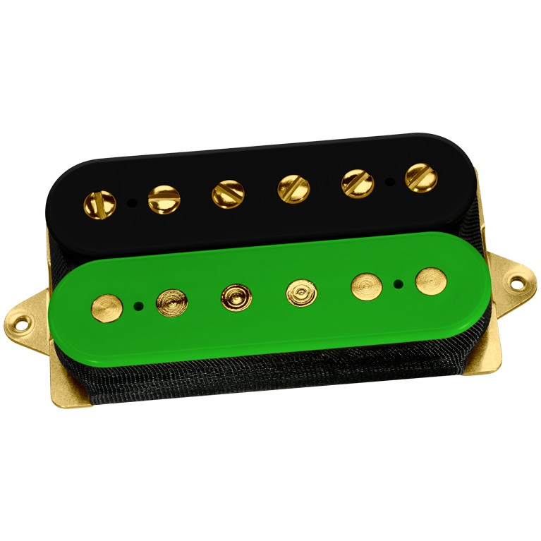DiMarzio DP 155BG+G The Tone Zone Black/Green, Gold Pole Pieces
