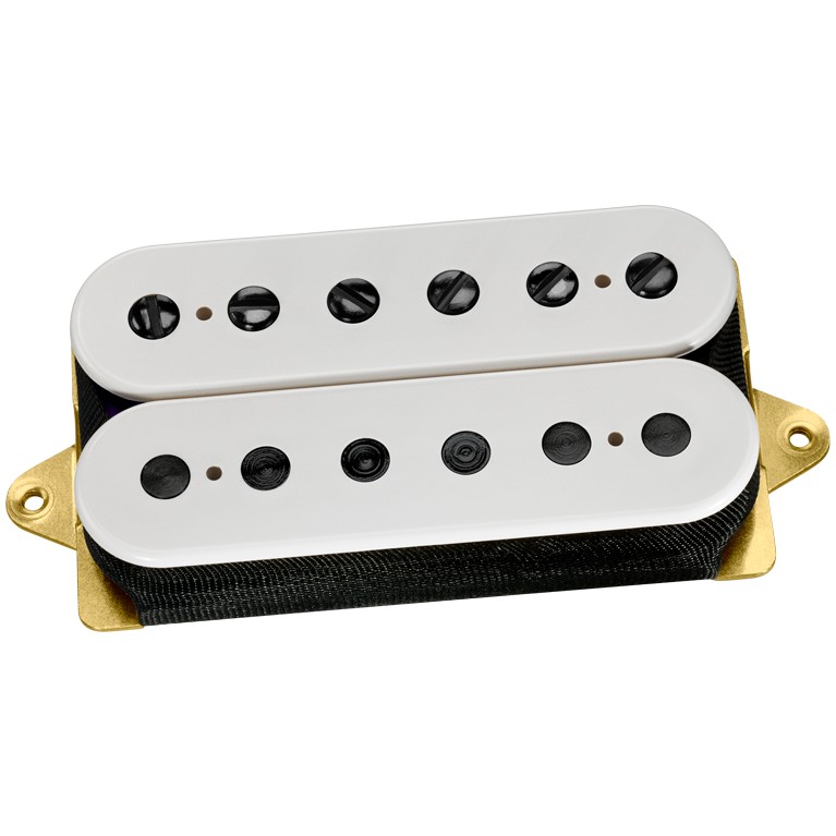 DiMarzio DP 155FW+BK The Tone Zone F-spaced, White, Black Pole Pieces