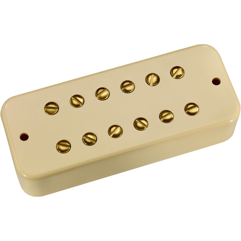 DiMarzio DP 210CR+G The Tone Zone P90 Cream, Gold Pole Pieces