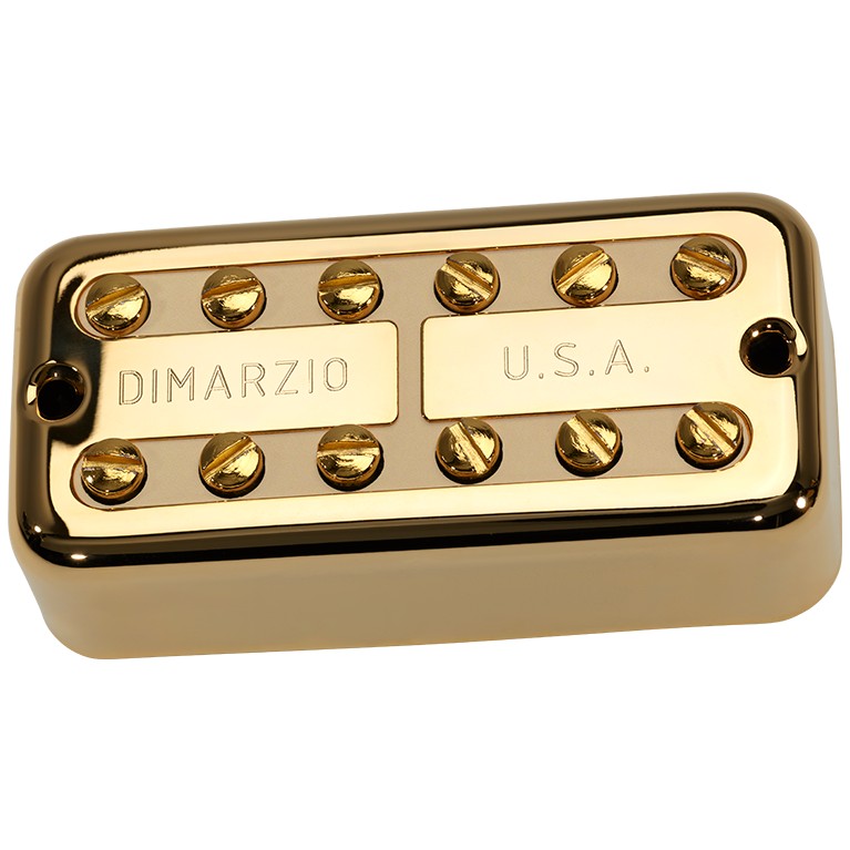 DiMarzio DP 291GCR New®Tron® Neck Gold Cover, Cream Insert