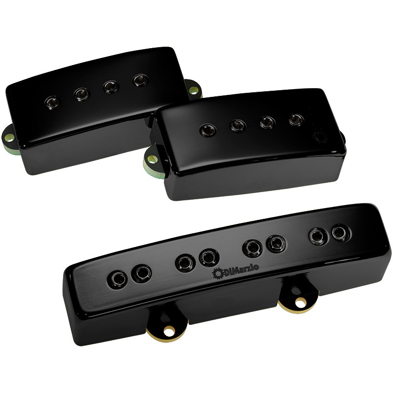 DiMarzio DP 307GB Relentless P + J® Pair, Gloss Black