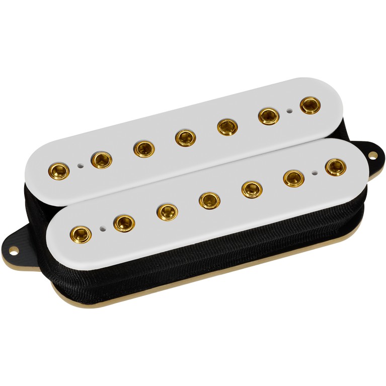 DiMarzio DP 711W+G Ionizer 7 Bridge White, Gold Pole Pieces