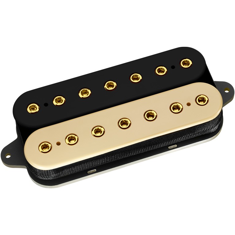 DiMarzio DP 718BC+G Occult Classic Bridge Black/Cream, Gold Pole Pieces