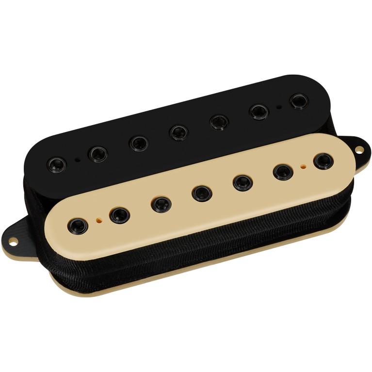 DiMarzio DP 719BC+BK D Activator 7 Neck Black/Cream, Black Pole Pieces