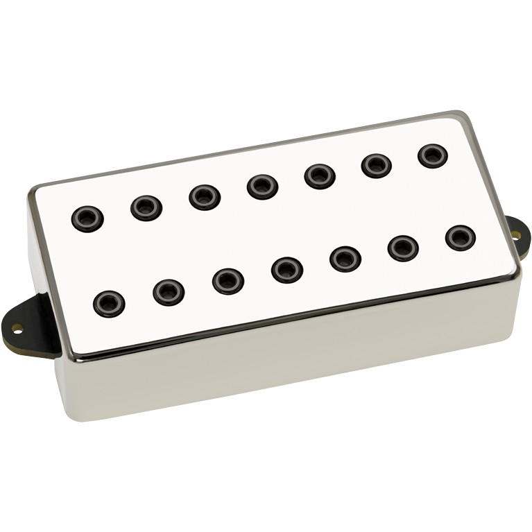 DiMarzio DP 719N+BK D Activator 7 Neck Nickel Cover, Black Pole Pieces