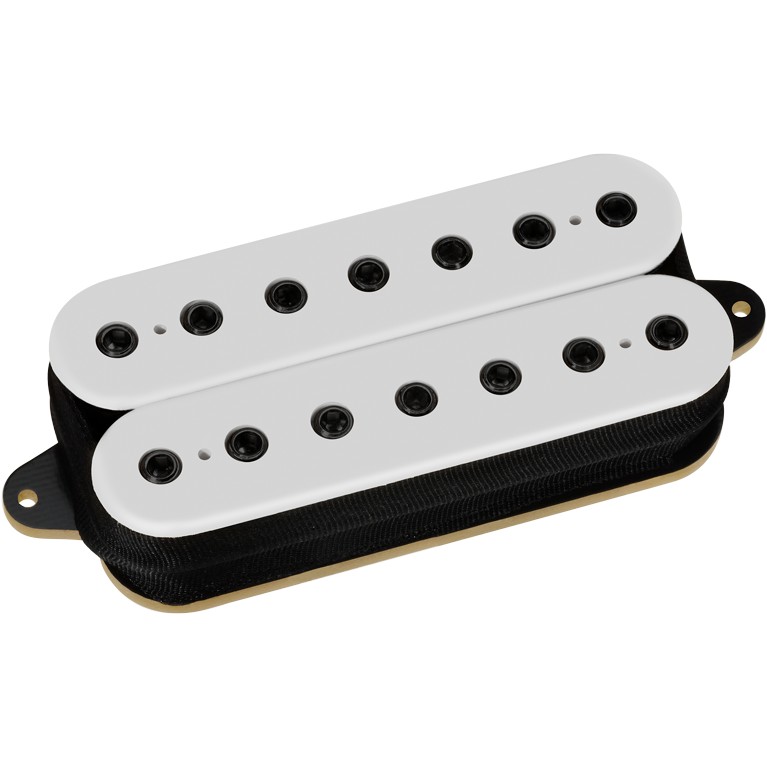 DiMarzio DP 720W+BK D Activator 7 Bridge White/Black Polepieces
