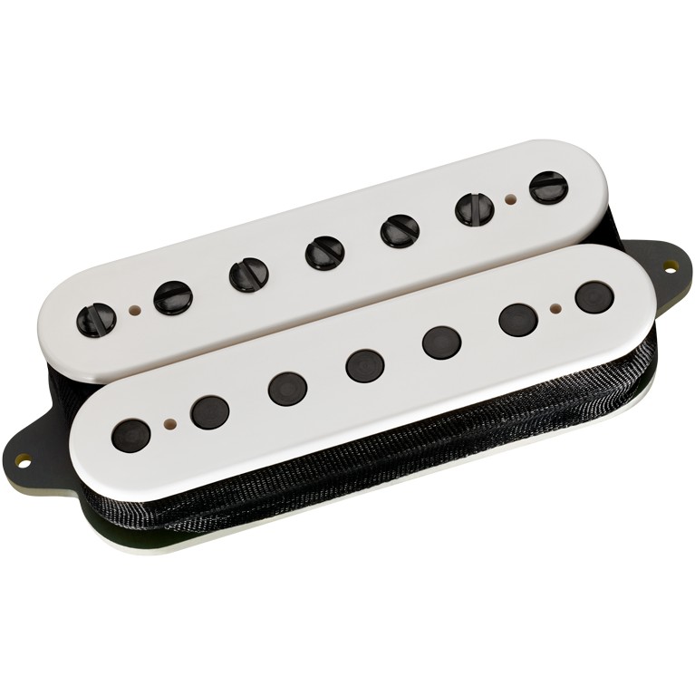 DiMarzio DP 755W+BK The Tone Zone 7 White, Black Pole Pieces