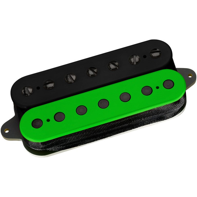 DiMarzio DP 756BG+BK Illuminator 7 Neck Black/Green, Black Pole Pieces