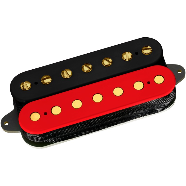 DiMarzio DP 759BR+G PAF 7 Black/Red, Gold Pole Pieces
