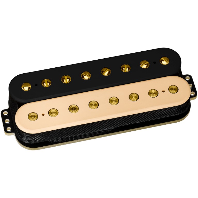 DiMarzio DP 813BC+G Eclipse 8 Neck Black/Cream, Gold Pole Pieces