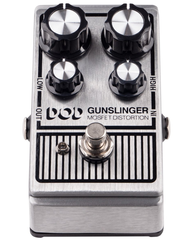 DigiTech DGTGUNSLINGER Effect Pedal, DOD Gunslinger, MOSFET Distortion Pedal