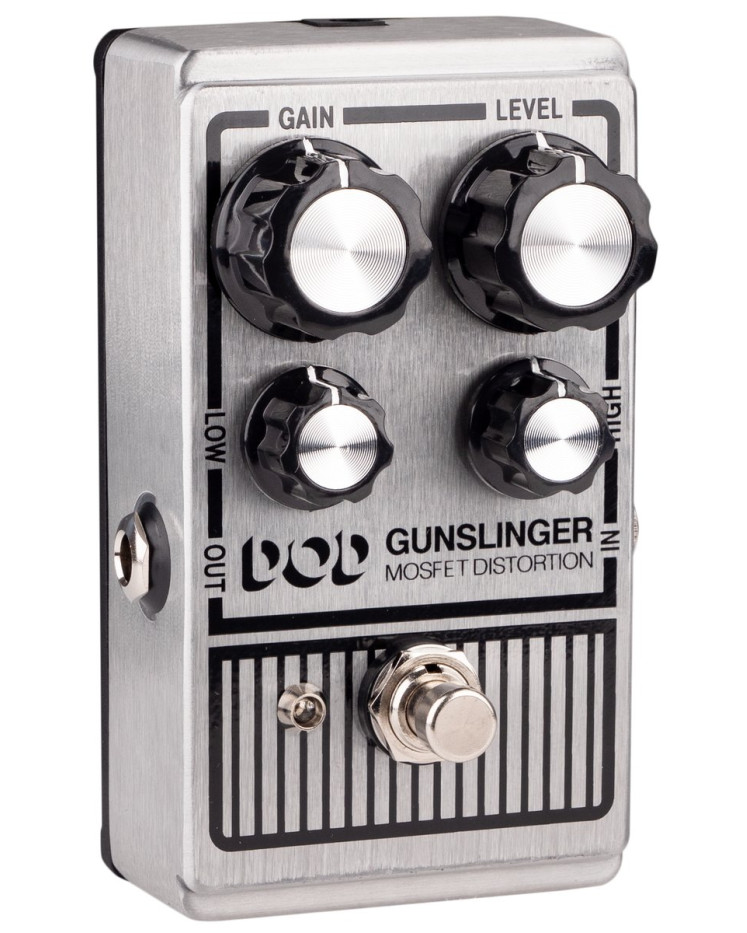 DigiTech DGTGUNSLINGER Effect Pedal, DOD Gunslinger, MOSFET Distortion Pedal